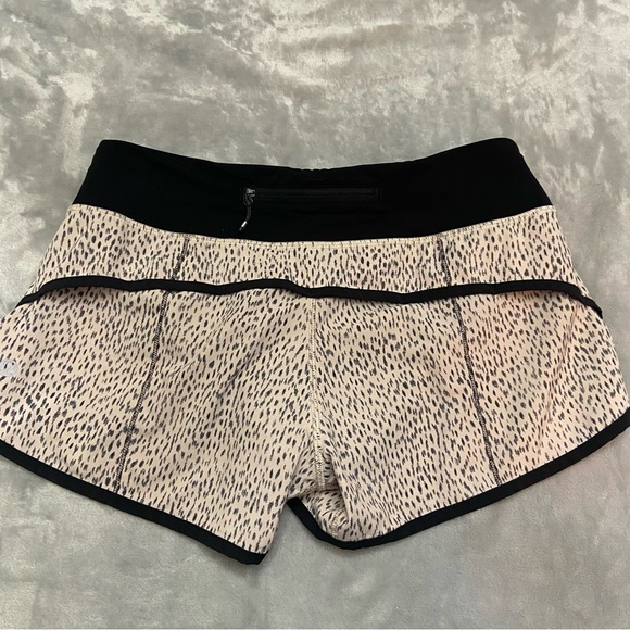 Lululemon Run: Speed Short *4-way Stretch Dottie Dash Grain Black 28764 - Picture 11 of 14